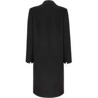 Paltoane Dama - Paltoane Fendi Wool Coat BLACK Femei (BM 18951190) - B-mall.ro