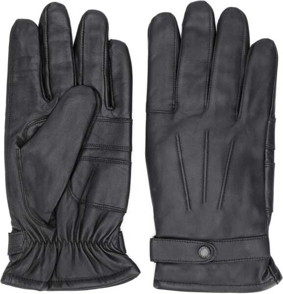 Manusi Barbour Leather Gloves BLACK Barbati (BM 18951193) 1