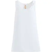 Rochii scurte Cotton A-Line Dress With Embroidery Logo Femei