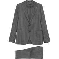 Costume Single-Breasted Flannel Suit Barbati