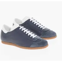 Sneakers Mm22 Leather Low Top Sneakers With Suede Trims Barbati