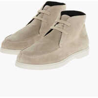 Ghete Suede Bruschi Desert Booties With Rubber Sole Barbati