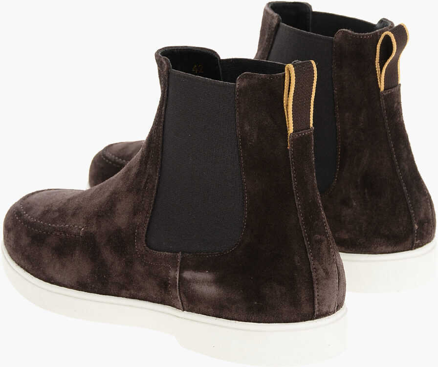 Ghete Moorer Suede Cesar Chelsea Boots Brown Barbati (BM 18951259) 2