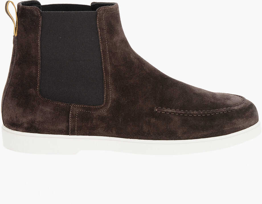 Ghete Moorer Suede Cesar Chelsea Boots Brown Barbati (BM 18951259) 3
