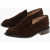 TRICKER'S Suede James Penny Loafers Brown