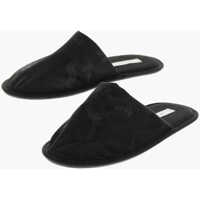 Sandale fara toc Damasked Frances Slippers With Cuir Sole Femei