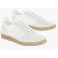 Sneakers Mm6 Suede Low Top Sneakers With Pvc Inserts Barbati