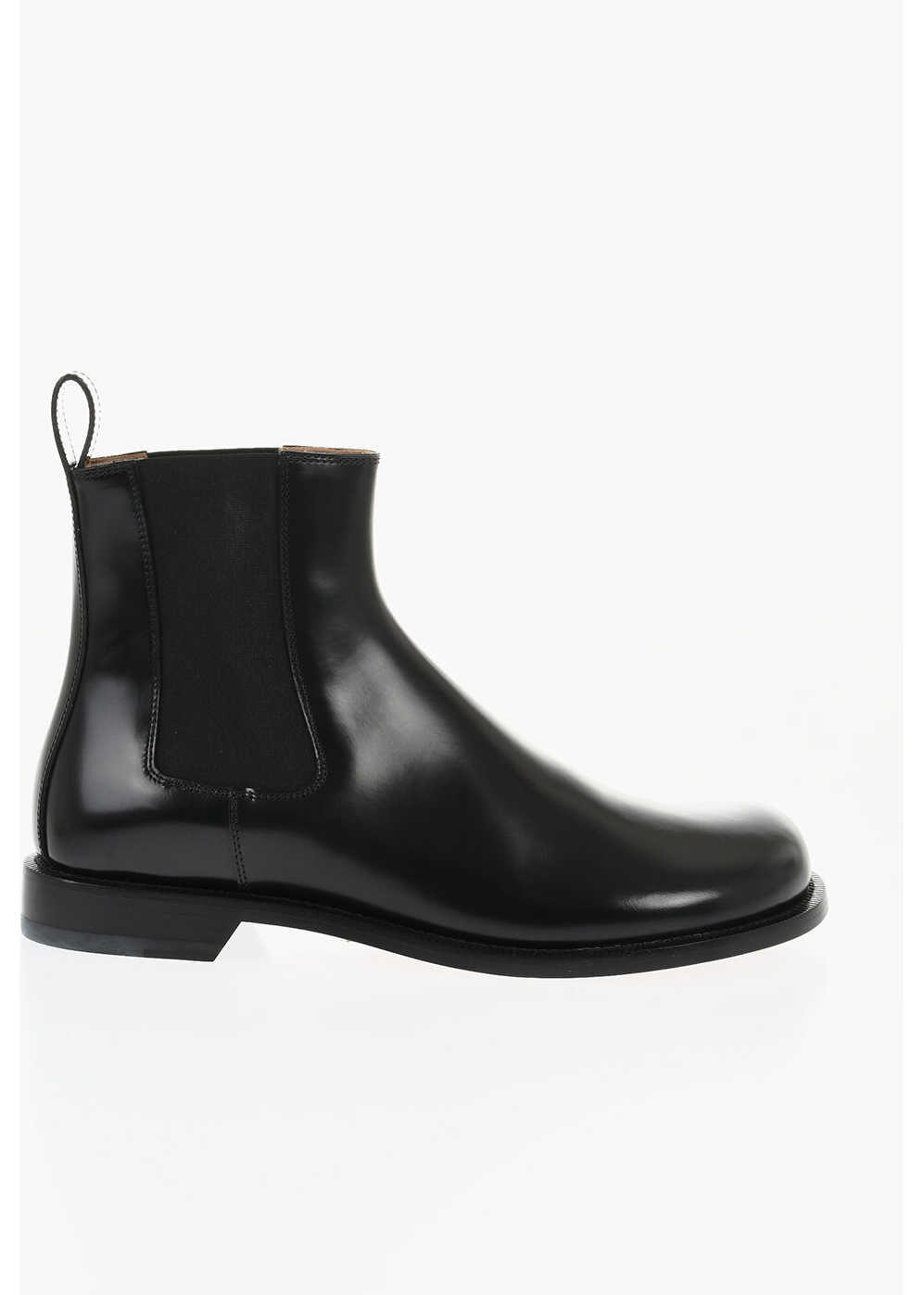 Ghete Loewe Brushed Leather Chelsea Booties With Cuir Sole Black Barbati (BM 18951346) 3