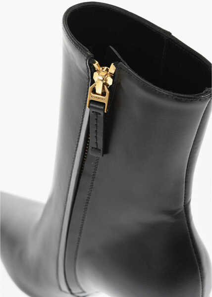 Botine Givenchy Leather Ankle Boots The Cube With Statement Heel 8Cm Black Femei (BM 18951349) 4