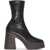 Stella McCartney Eco-Leather Skyla Booties With Platform Sole 12Cm Black