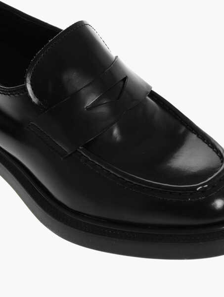 Mocasini Fratelli Rossetti Leather Lady Penny Loafers Black Femei (BM 18951427) 4