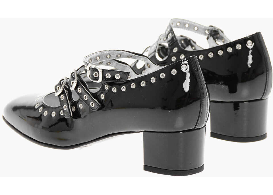 Pantofi stiletto CAREL PARIS Patent Leather Camden Mary Jane Pumps 4Cm Black Femei (BM 18951436) 2