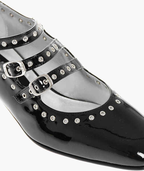 Pantofi stiletto CAREL PARIS Patent Leather Camden Mary Jane Pumps 4Cm Black Femei (BM 18951436) 4