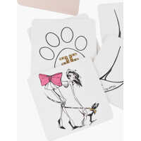 Accesorii de voiaj Dama - Accesorii de voiaj Elisabetta Franchi Memory Playing Cards With Logo Print White Femei (BM 18951466) - B-mall.ro