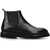 Premiata Textured Leather Charlie Beatles Booties Black
