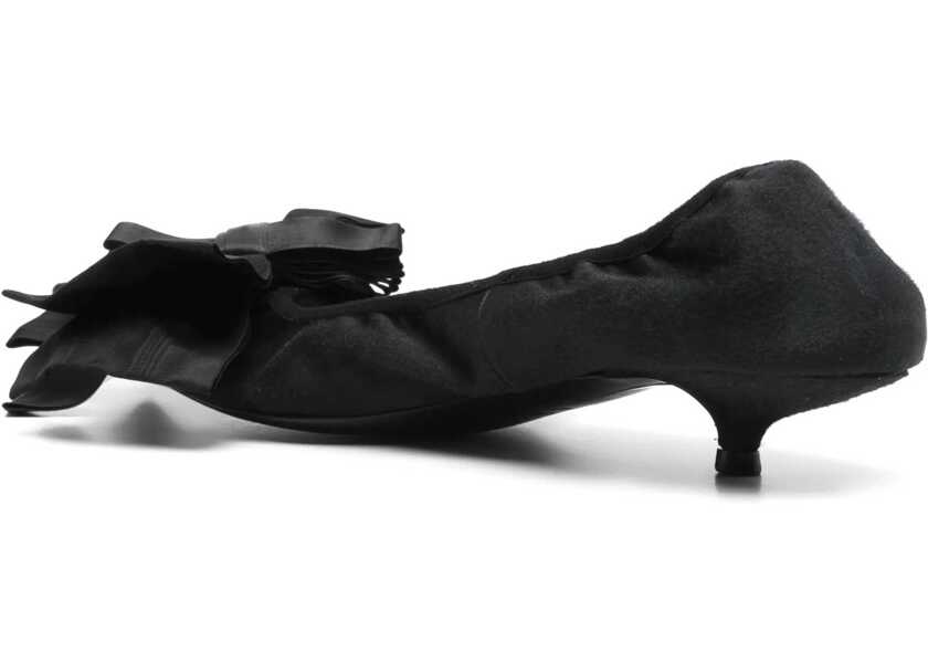 Pantofi stiletto Balenciaga Canvas Louis Pumps With Front Bow 2Cm Black Femei (BM 18951487) 3
