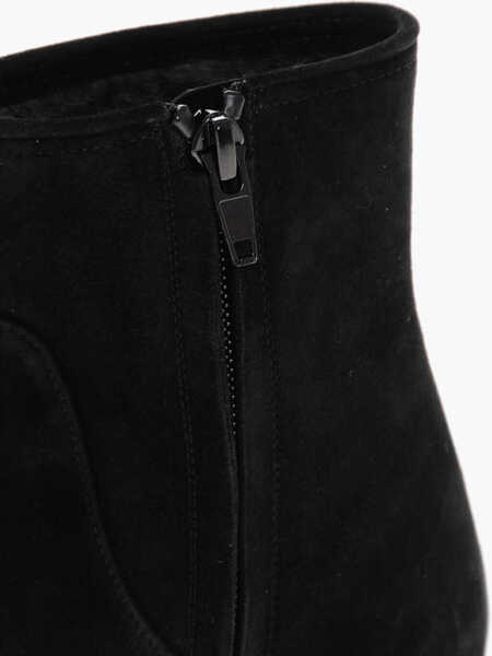 Botine THE ROW Suede Awar Flat Booties Black Femei (BM 18951493) 4