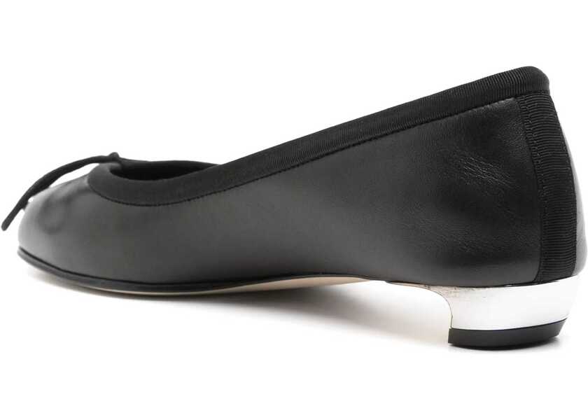 Balerini casual Alexander McQueen Leather Ballet Flats With Cuir Sole Black Femei (BM 18951502) 3