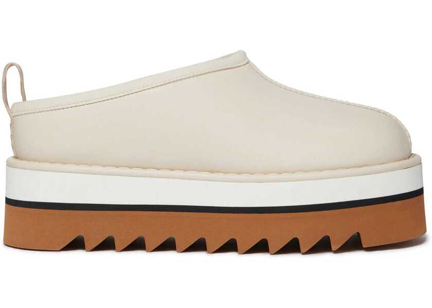 Papuci Stella McCartney Eco-Leather Greggio Platform Mules Beige Femei (BM 18951505) 1