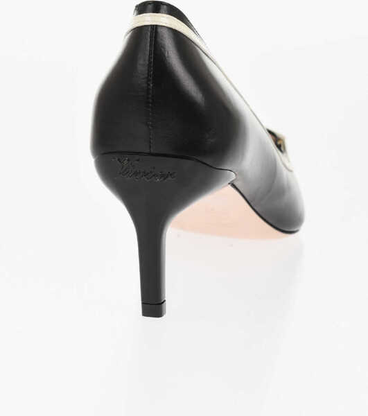 Pantofi stiletto Roger Vivier Leather Pumps With Front Buckle 6Cm Black Femei (BM 18951529) 2