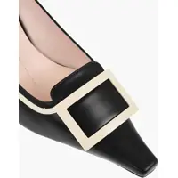 Pantofi stiletto Dama - Pantofi stiletto Roger Vivier Leather Pumps With Front Buckle 6Cm Black Femei (BM 18951529) - B-mall.ro