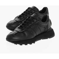 Sneakers Mm22 Solid Color Leather Low Top Sneakers Barbati