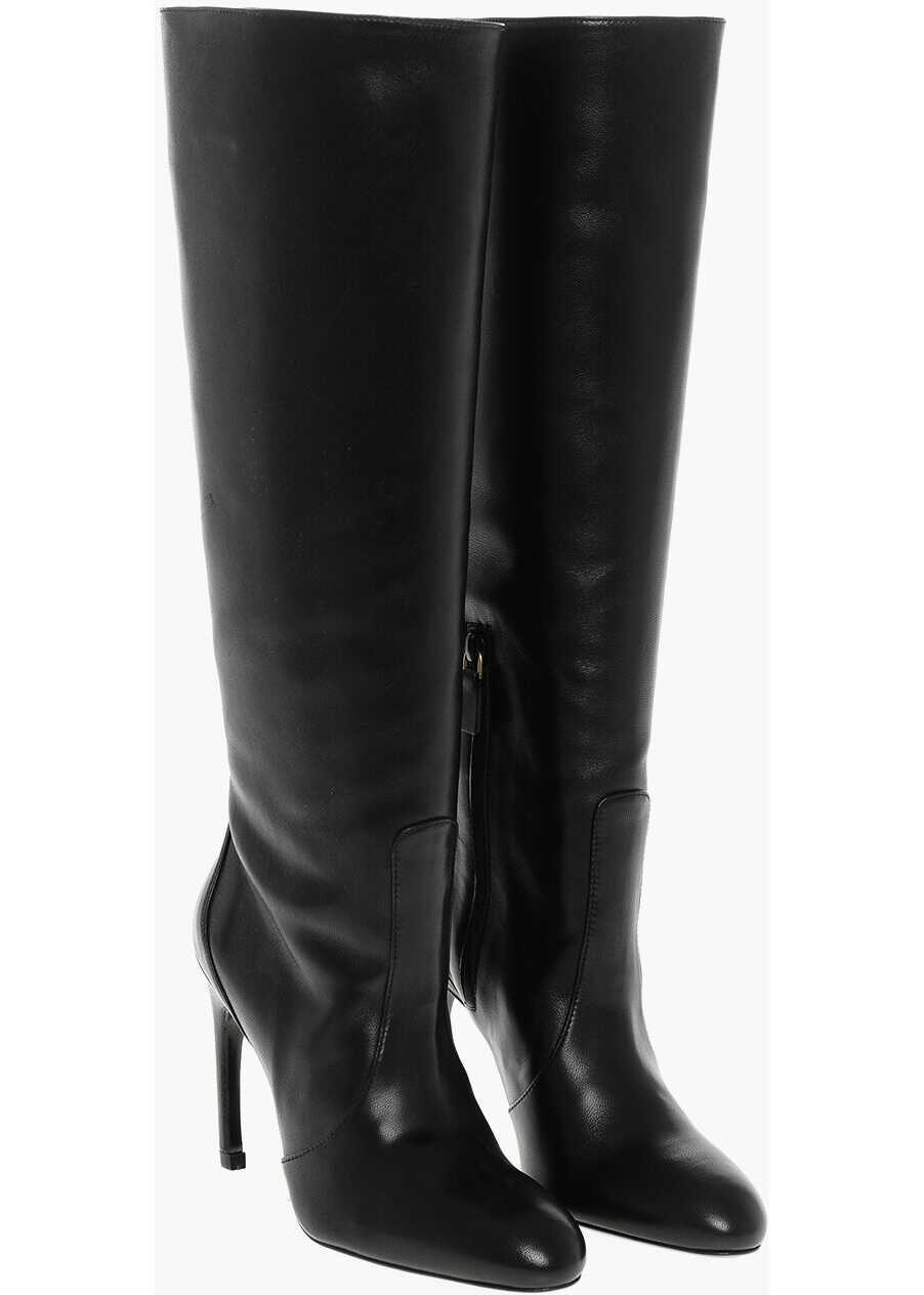 Cizme lungi Stuart Weitzman Leather Under The Knee Boots 10Cm Black Femei (BM 18951544) 1
