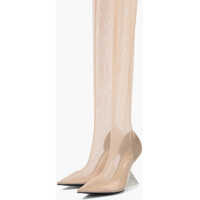 Cizme lungi Mesh Cheopissima Collat-Boots With Spool Heel 10Cm Femei