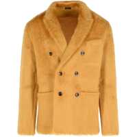 Jachete Double-breasted cashmere and mohair Jacket Barbati