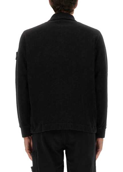 Tricouri Polo Stone Island Cotton Vanis Polo Shirt BLACK Barbati (BM 18951652) 3