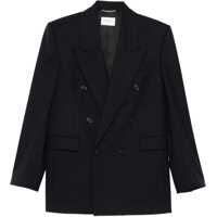 Sacouri office Double-Breasted Wool Jacket Barbati