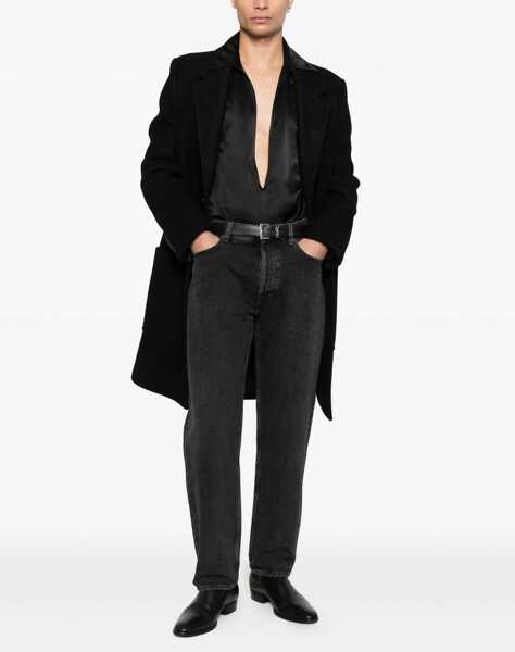 Blugi drepti Saint Laurent Jeans Mick BLACK Barbati (BM 18951685) 2
