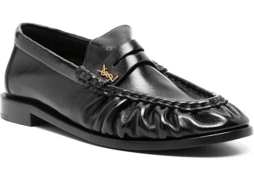 Mocasini Saint Laurent Moccasin Le Loafer BLACK Femei (BM 18951709) 2