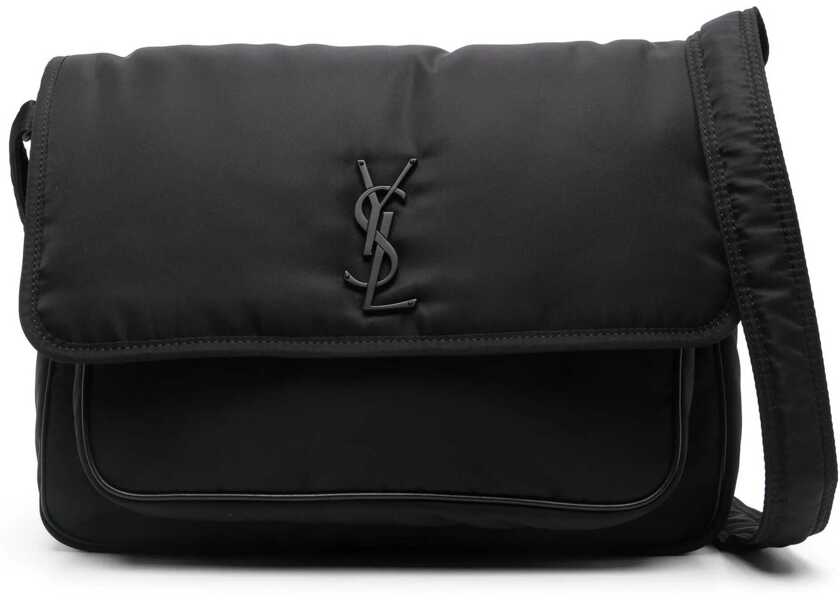 Borsete Saint Laurent Econyl Messenger Niki Bag BLACK Barbati (BM 18951736) 1