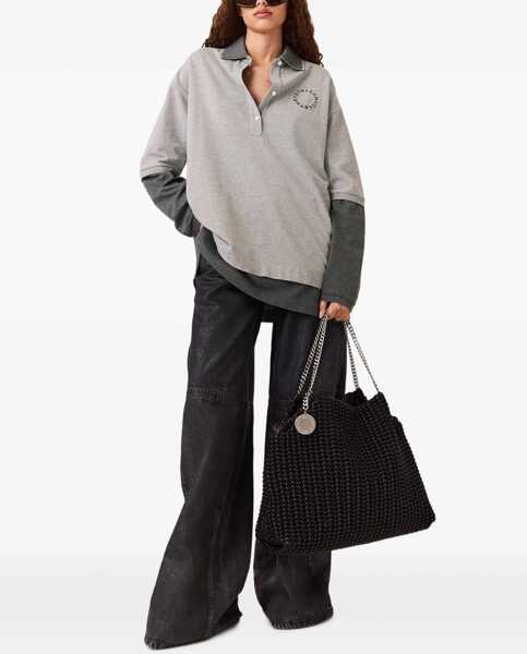 Tricouri Polo Stella McCartney Oversize Polo. GREY Femei (BM 18951781) 2