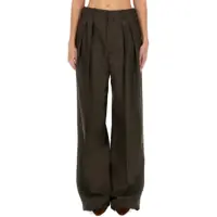 Pantaloni casual Wool Wide Leg Pants Femei