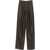 Saint Laurent Wool Wide Leg Pants BROWN