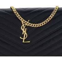 Portofele Dama - Portofele Saint Laurent Cassandre Clutch Bag With Chain BLACK Femei (BM 18951823) - B-mall.ro