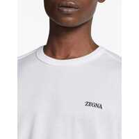 Tricouri ZEGNA pentru Barbati - Tricouri ZEGNA T-Shirt With Logo WHITE Barbati (BM 18951832) - B-mall.ro