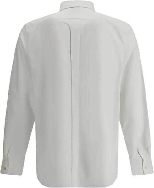 Camasi casual Saint Laurent Cotton Shirt WHITE Barbati (BM 18951841) 3