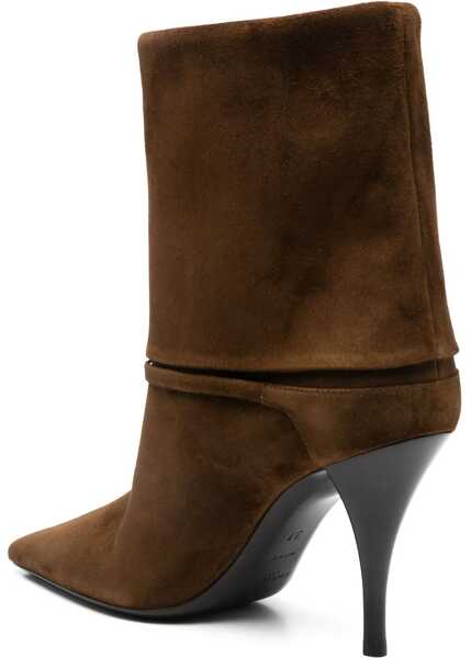 Cizme scurte Saint Laurent Ankle Boot Niki BROWN Femei (BM 18951853) 3