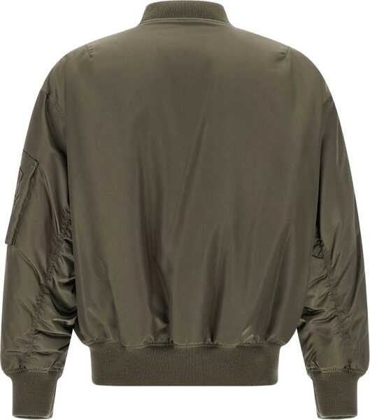 Bomber jacket Saint Laurent Water-Repellent Bomber Jacket GREEN Barbati (BM 18951865) 2