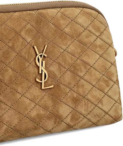 Genti tip postas Saint Laurent Gaby Clutch Bag With Zipper BEIGE Femei (BM 18951880) 3