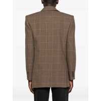 Sacouri office pentru Barbati - Sacouri office Saint Laurent Prince Of Wales Wool Jacket MULTICOLOUR Barbati (BM 18951907) - B-mall.ro