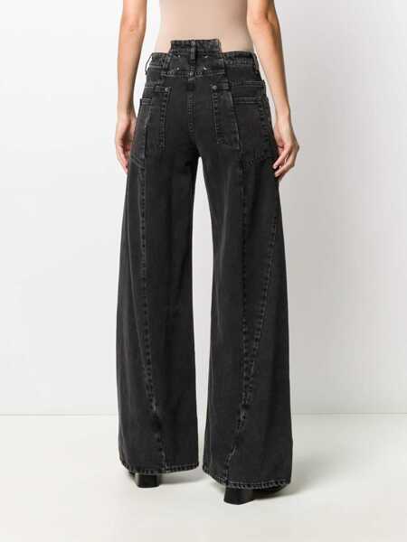 Blugi skinny Maison Margiela Dcortiqu Palazzo Jeans BLACK Femei (BM 18951910) 4
