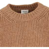 Pulovere casual Dama - Pulovere casual Saint Laurent Thick Knit Pullover BEIGE Femei (BM 18951916) - B-mall.ro