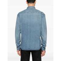 Camasi Saint Laurent pentru Barbati - Camasi casual Saint Laurent Denim Cassandre Shirt BLUE Barbati (BM 18951922) - B-mall.ro