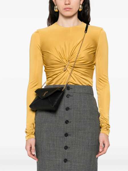 Genti tip postas Saint Laurent Clutch Bag With Chain Cassandras BLACK Femei (BM 18952006) 2