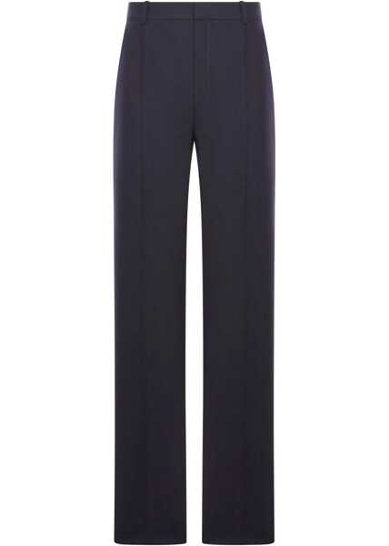 Pantaloni casual Saint Laurent High Waist Pants BLUE Barbati (BM 18952024) 1
