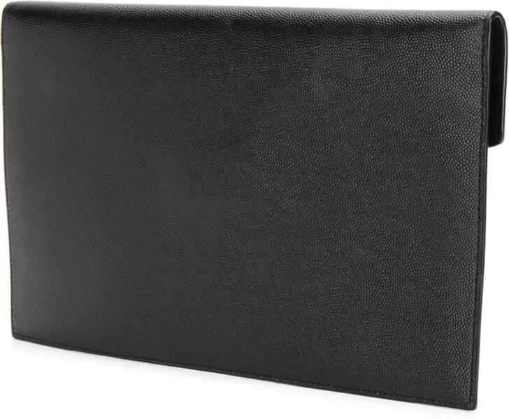 Genti de mana Saint Laurent Pouch Uptown BLACK Femei (BM 18952051) 3